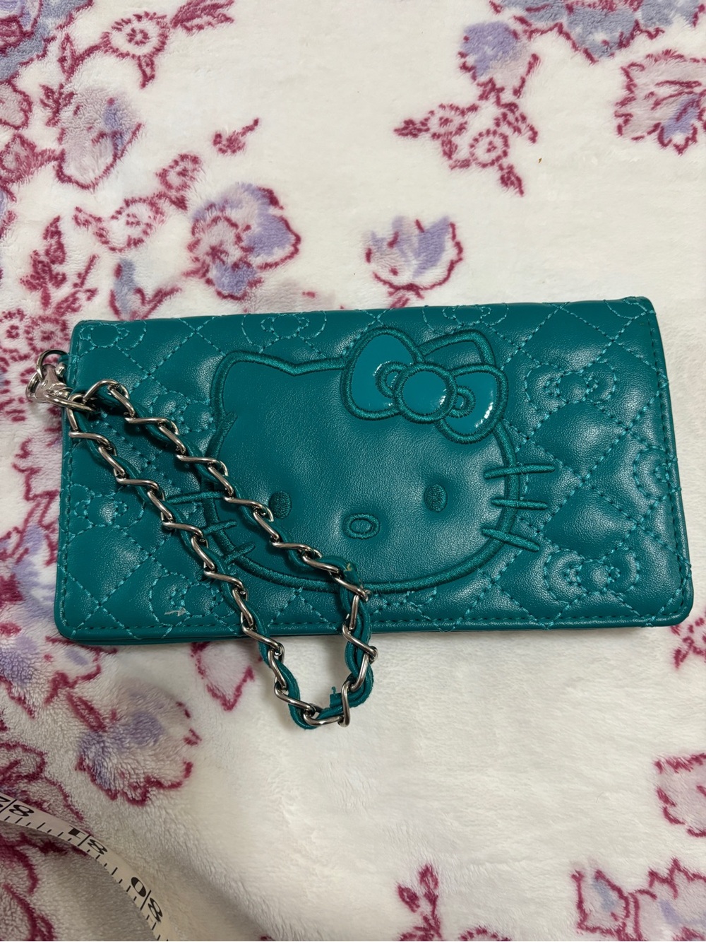 Teal Colour Hello Kitty ✨ Clutch Purse